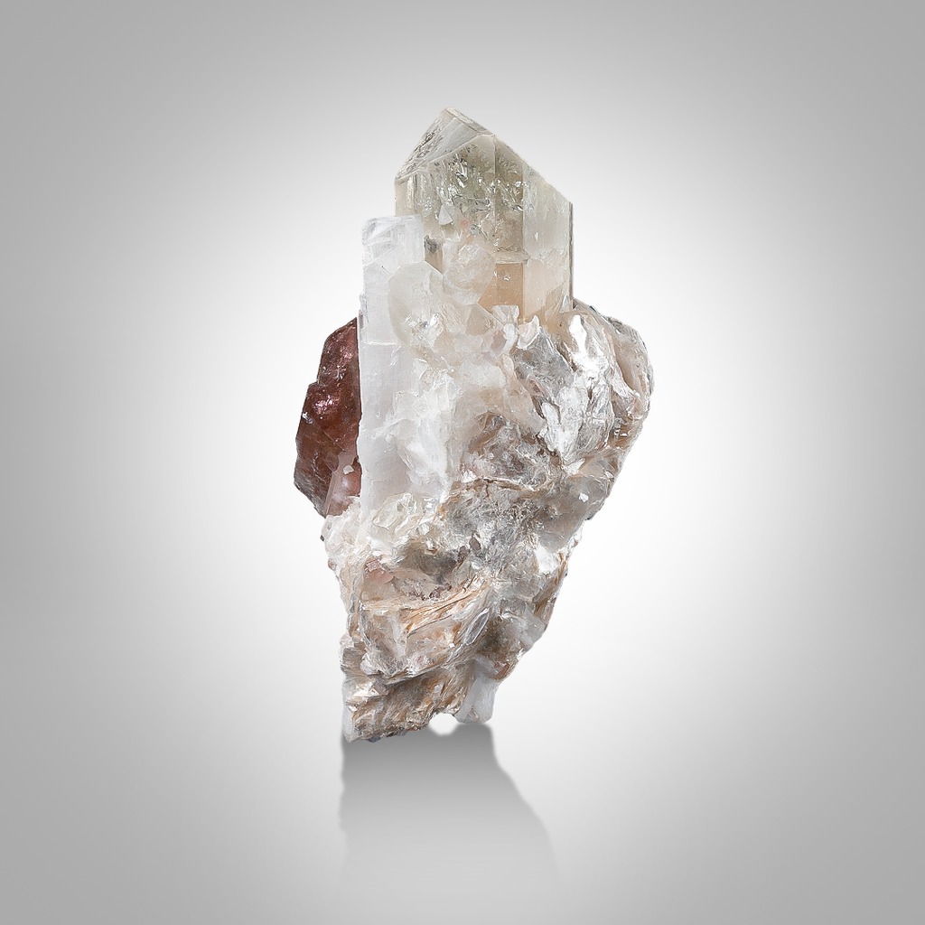Tourmaline On Danburite