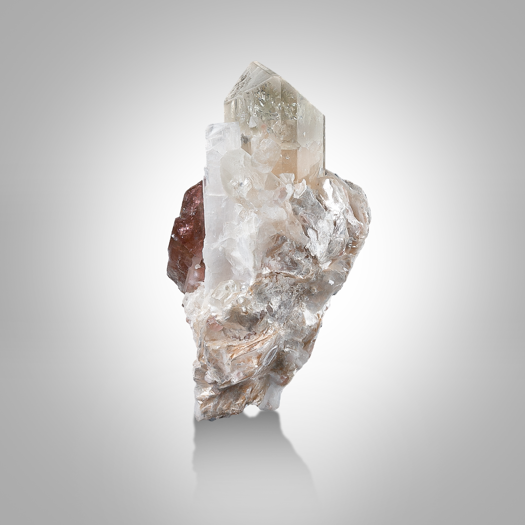 Tourmaline On Danburite