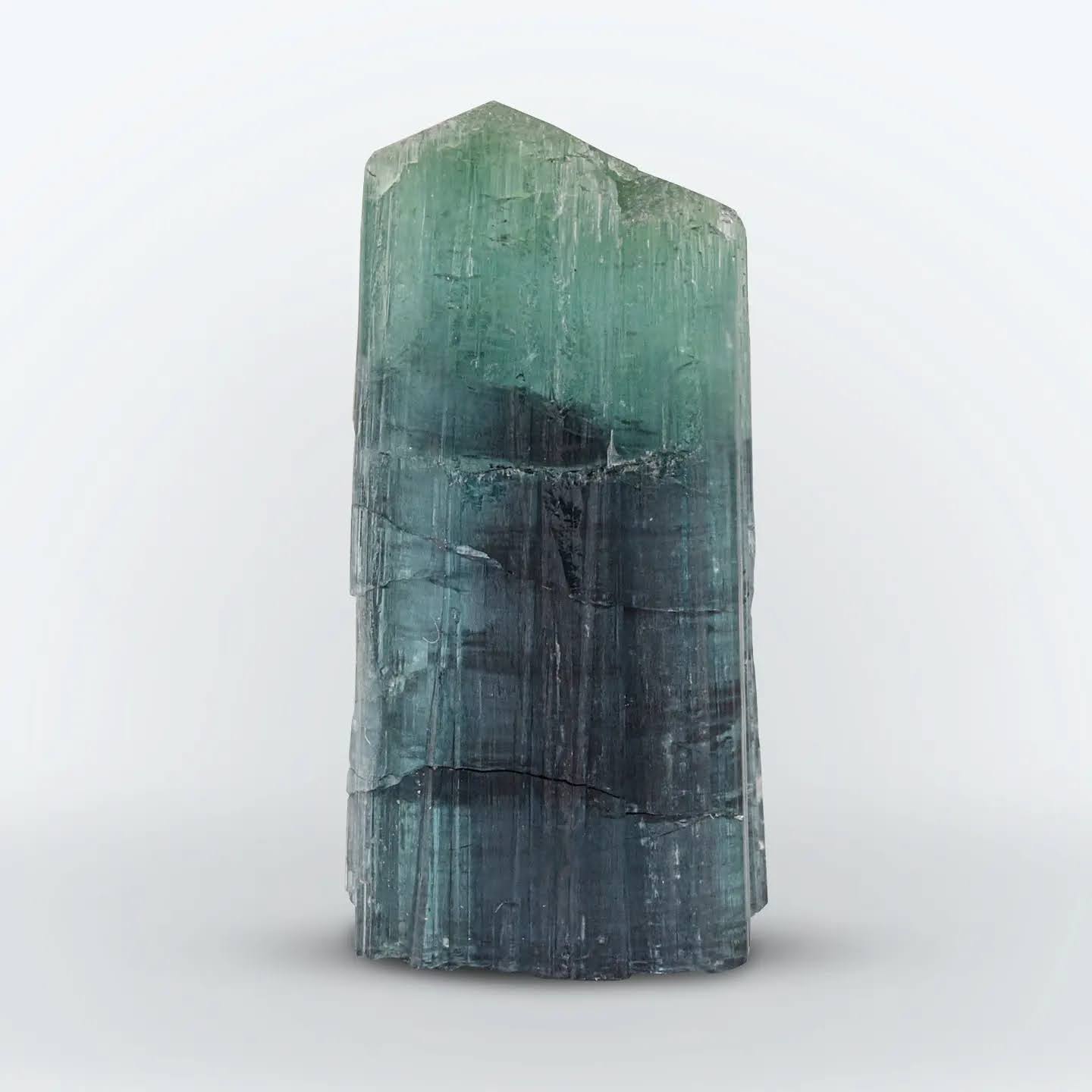 Solid Piece of Indicolite Tourmaline Crystals from Afghanistan