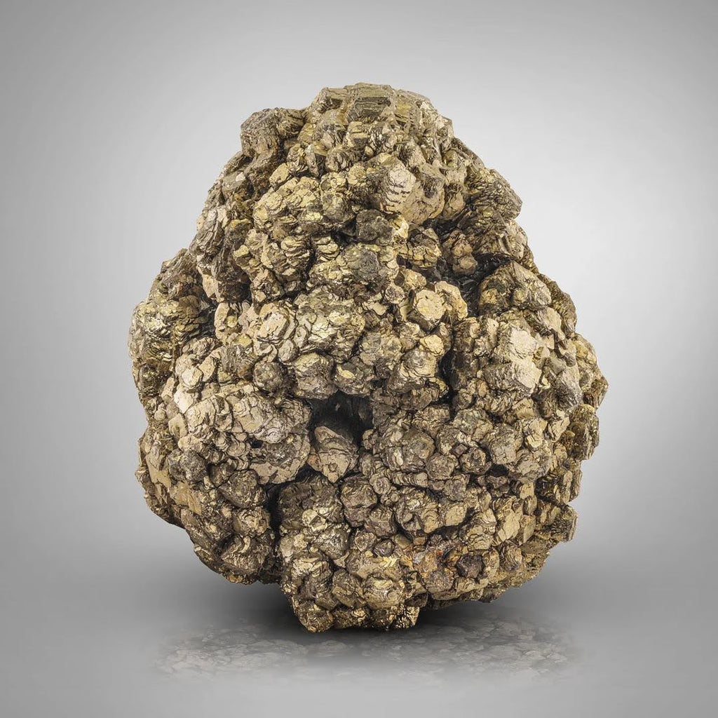 Aggregate of Golden Pyrite Crystals with Glittery Visuals from Pakistan