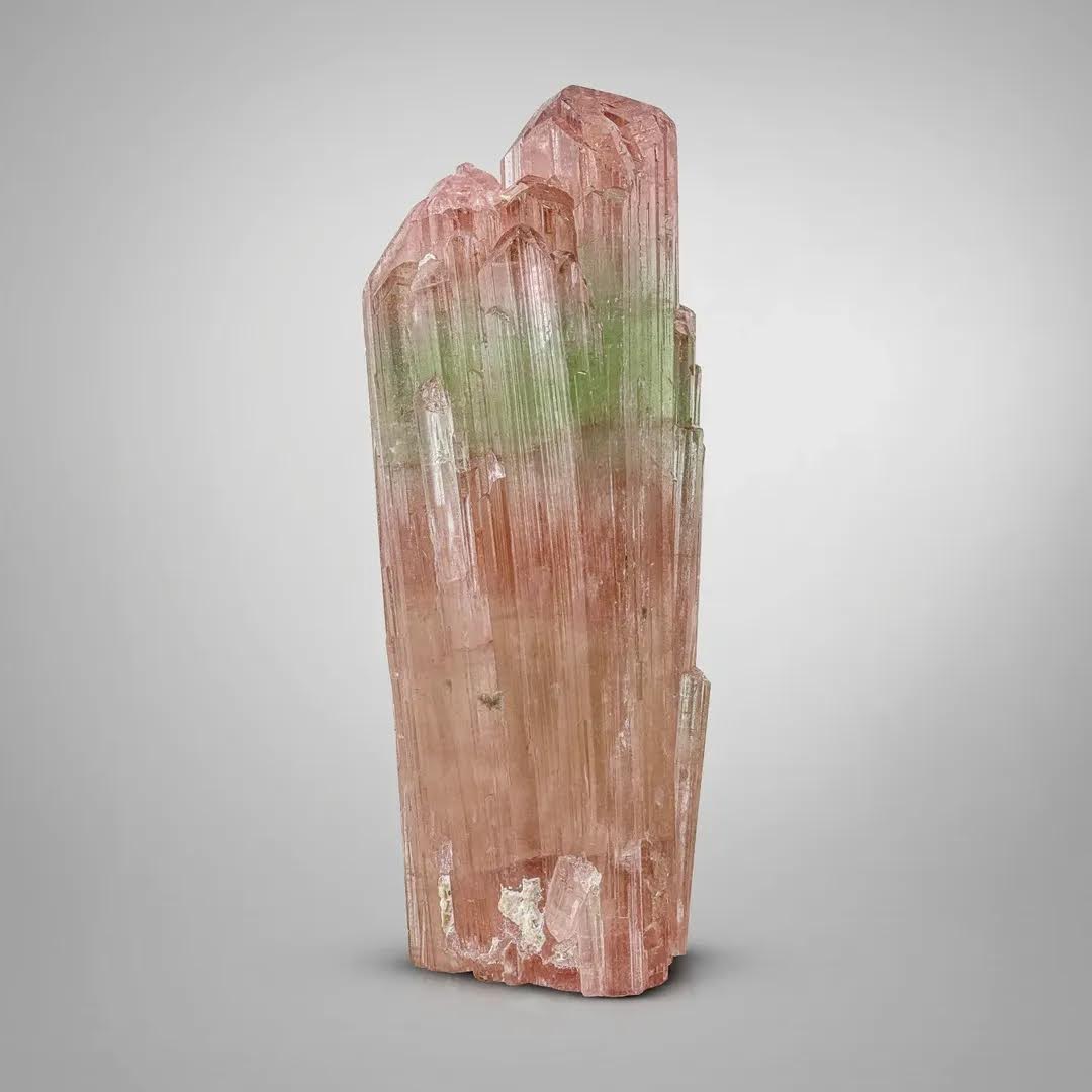 Tri Color Tourmaline Crystal with Excellent Colorful Array from Afghanistan