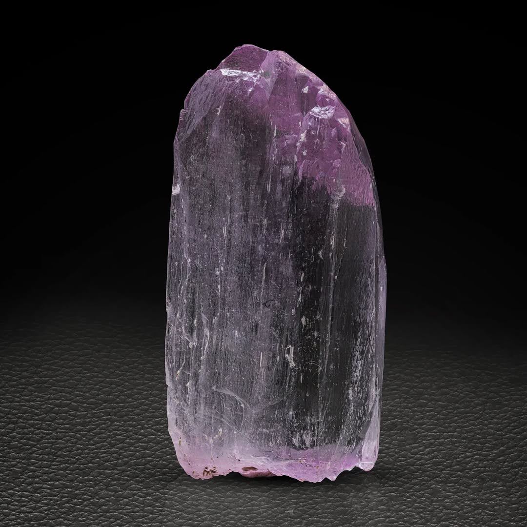 Double Terminated Vibrant Pink Kunzite Crystal from Afghanistan