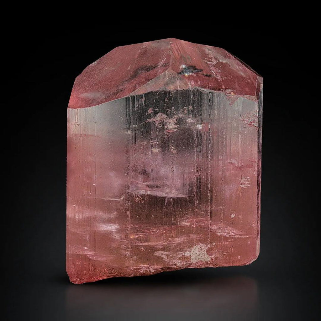 Radiant Pink Tourmaline Crystal with Excellent Transparency from Afghanistan