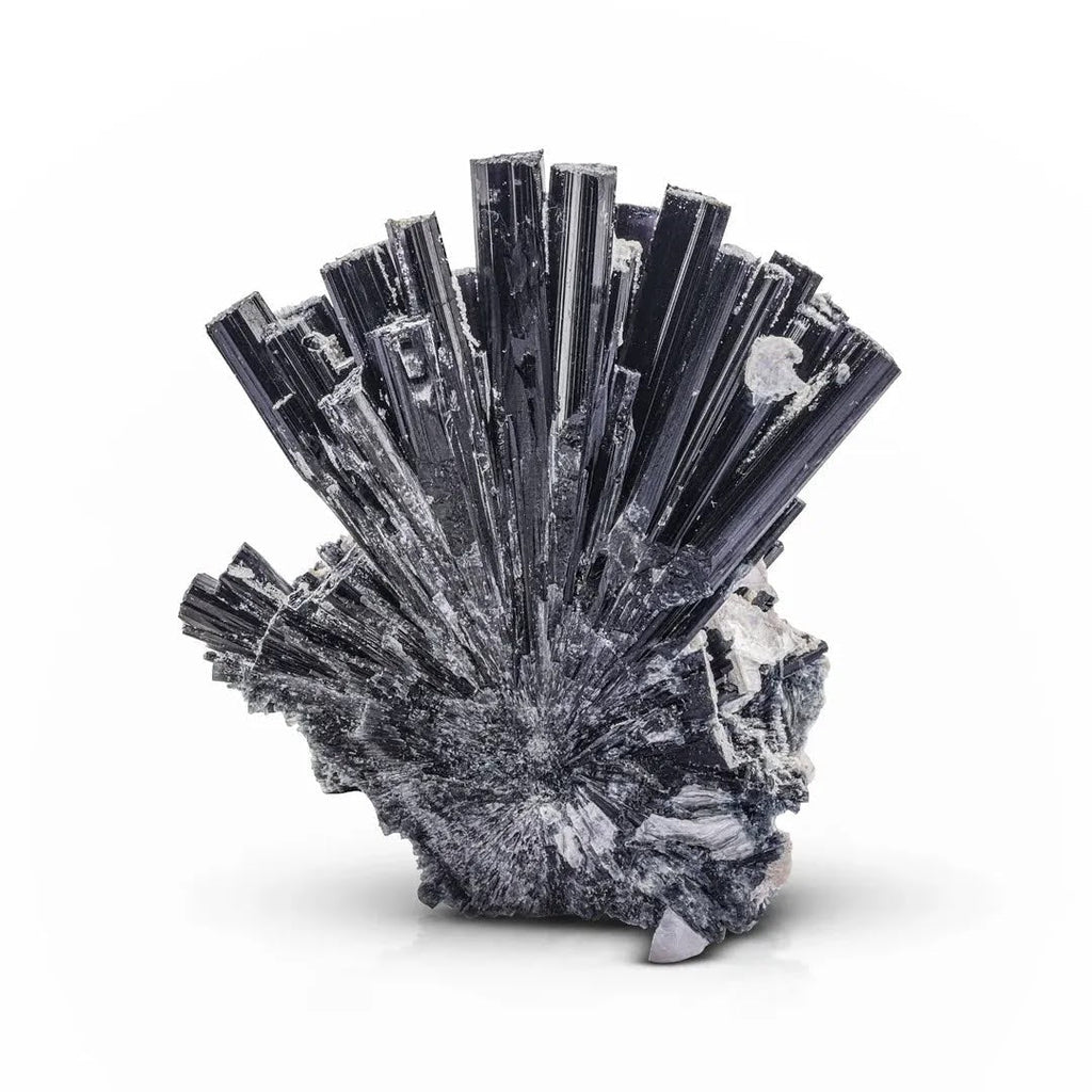 Robust Tourmaline Cluster on Albite Matrix with Purple hue from Afghanistan