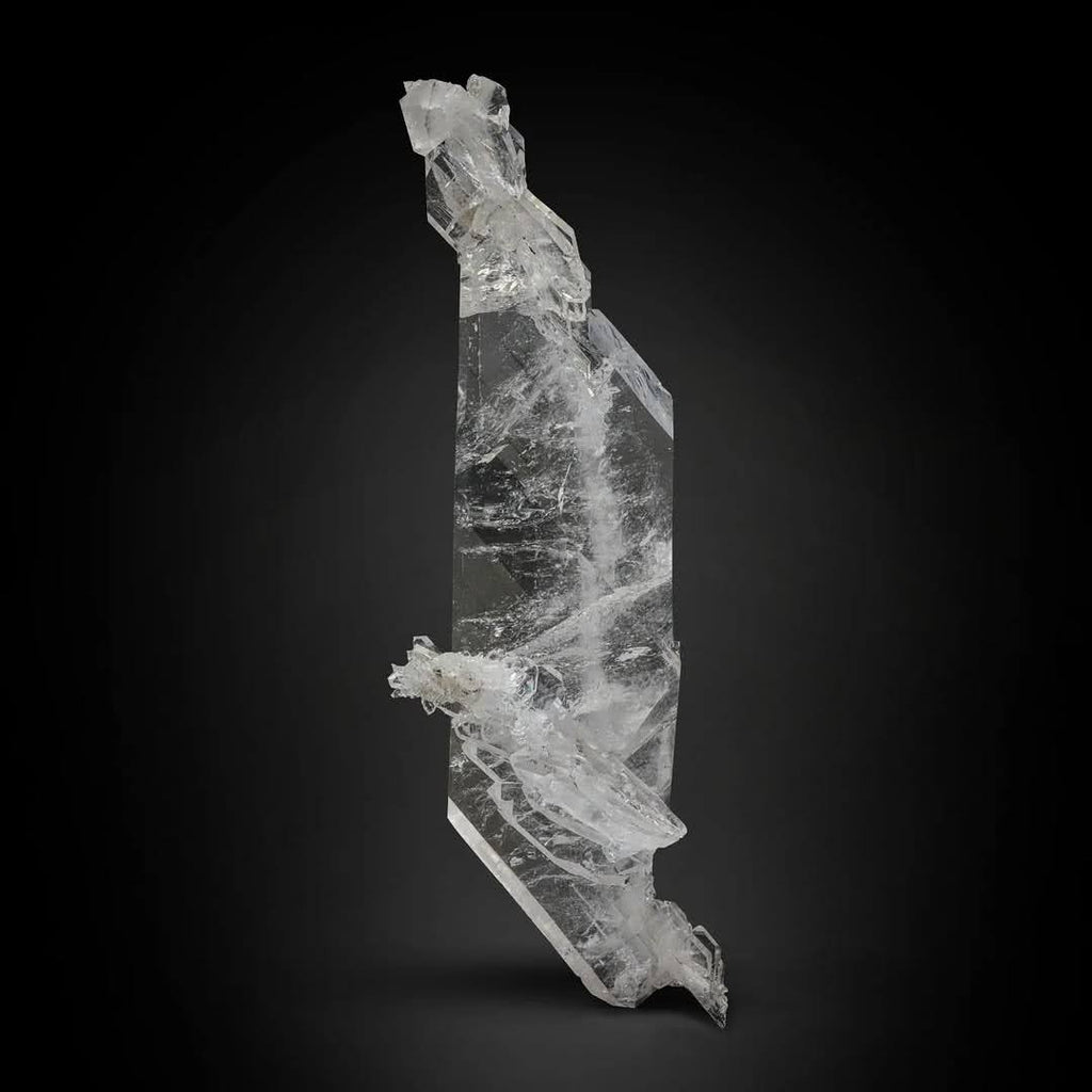 Artistic Double Terminated Faden Quartz Crystal from Pakistan