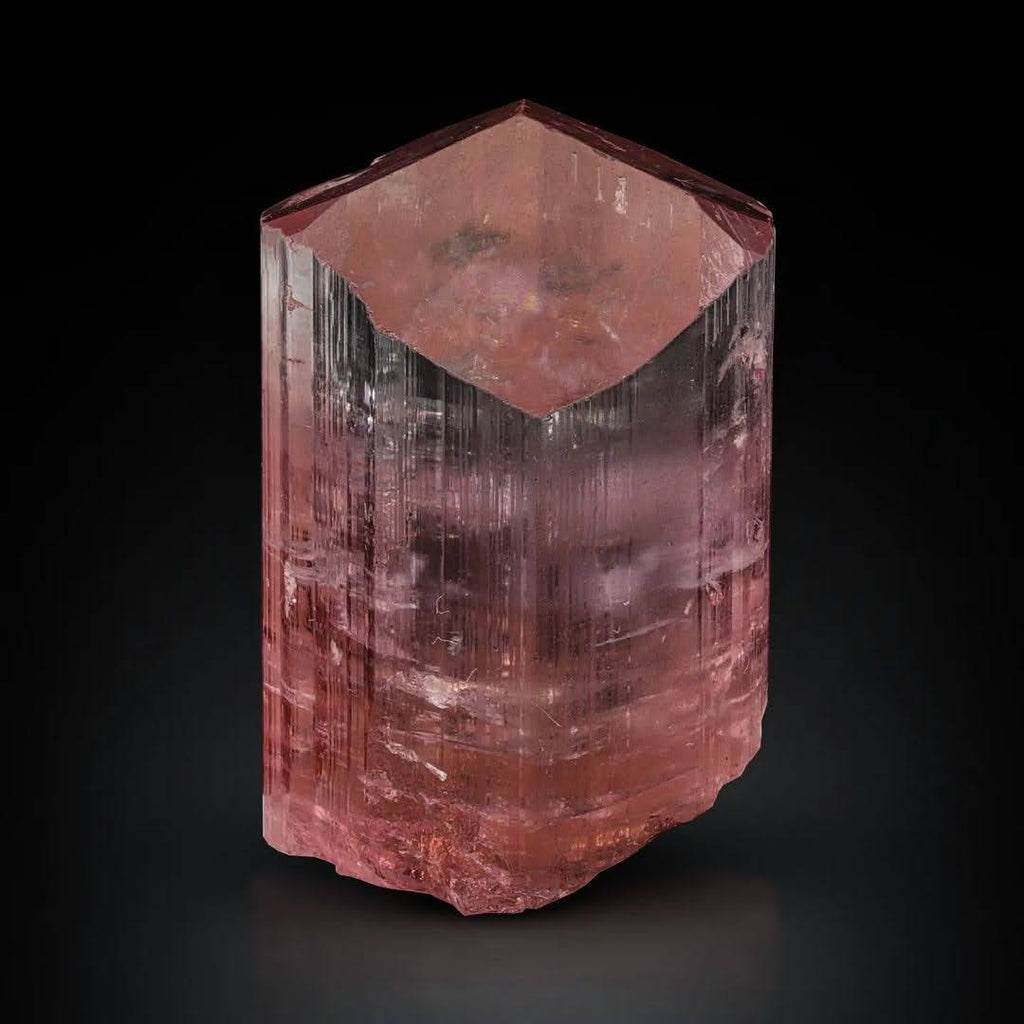 Radiant Pink Tourmaline Crystal with Excellent Transparency from Afghanistan