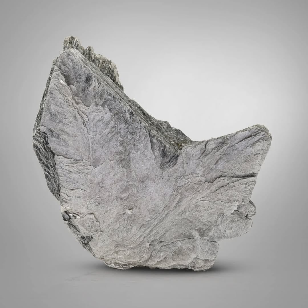 Silvery Twinned Star Muscovite Mica Crystal Cluster from Pakistan