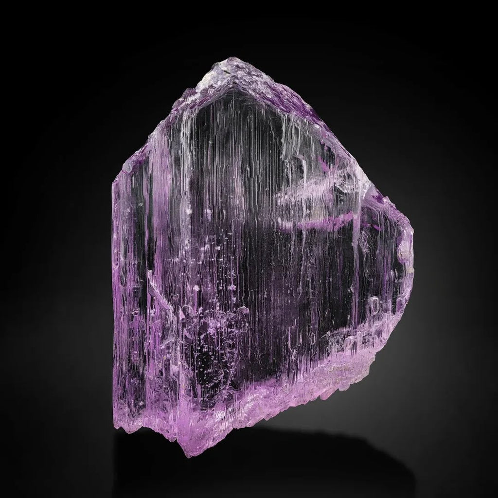 Vibrant Pink Double Terminated Kunzite with Excellent Transparency from Afghanistan