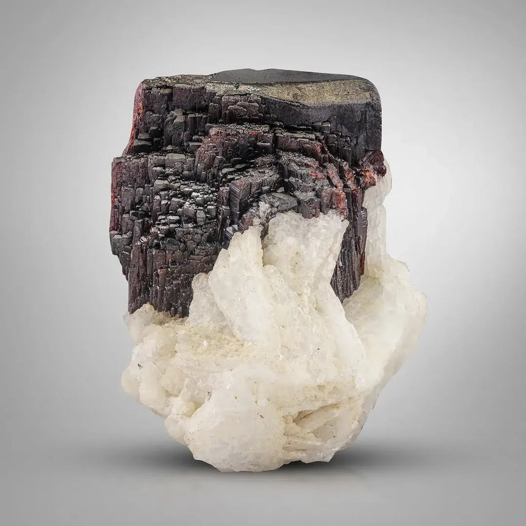 Terminated Mangano Tantalite Cluster on Cleavelandite from Afghanistan
