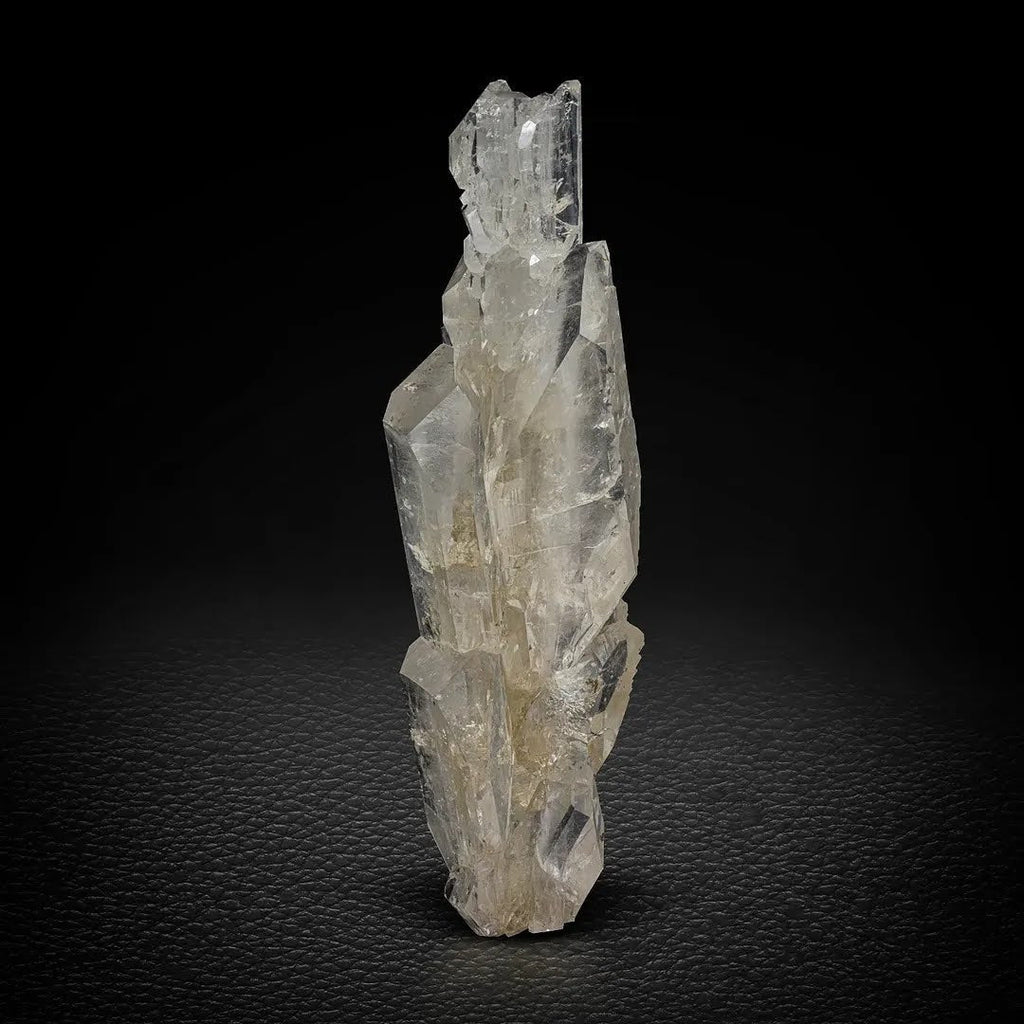 Double Terminated Faden Quartz with Elongated Crystals from Pakistan