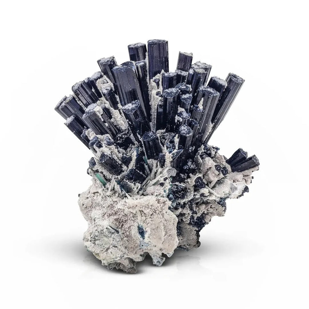 Robust Tourmaline Cluster on Albite Matrix with Purple hue from Afghanistan
