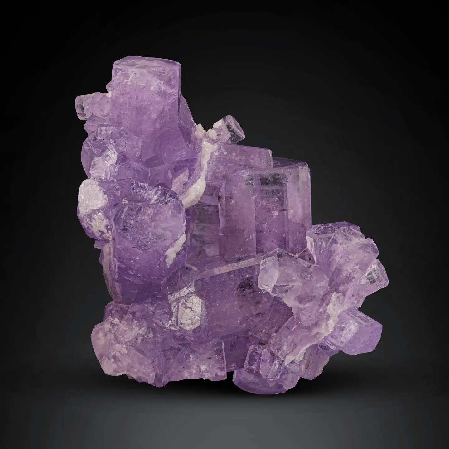 Gorgeous cluster of gem Fluoroapatite crystals from Afghanistan