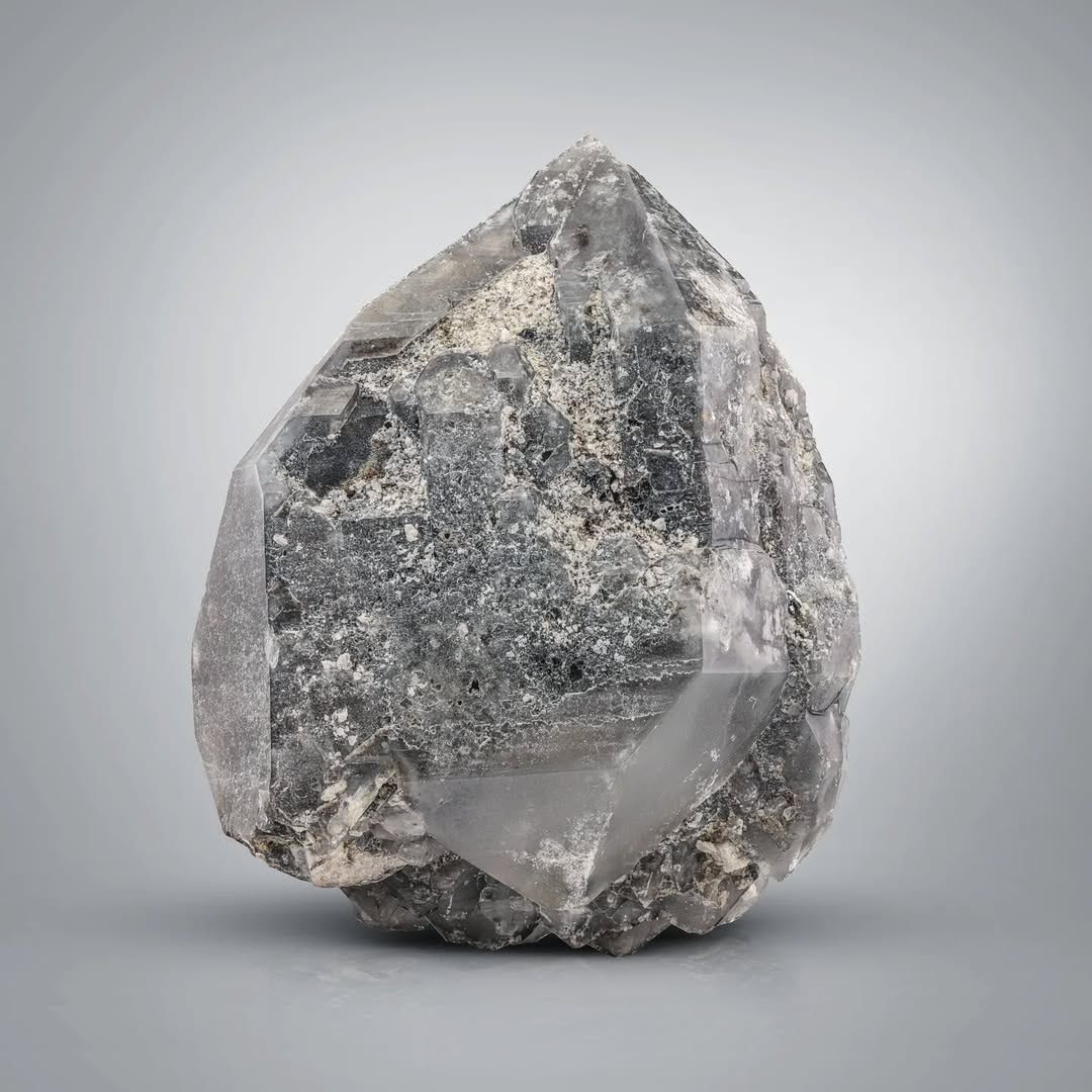 Smoky Double Terminated Bluish Quartz with Excellent Quality from Pakistan