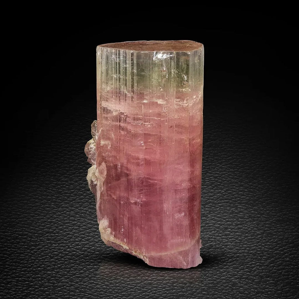 Bi color Tourmaline Crystal with Lepidolite Matrix From Afghanistan