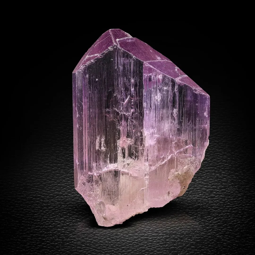 Pink Kunzite Crystal with Excellent Quality and Color from Afghanistan