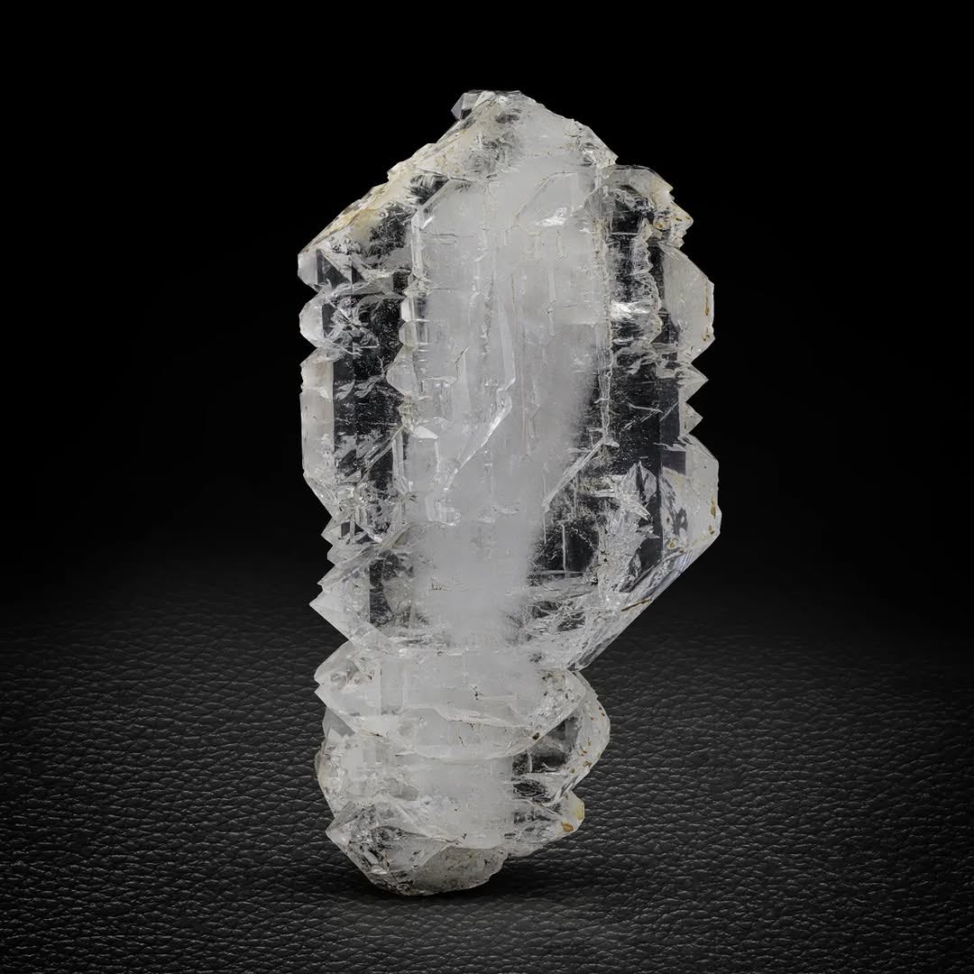 Large Cabinet Size Faden Quartz Crystals with Double Terminations from Pakistan