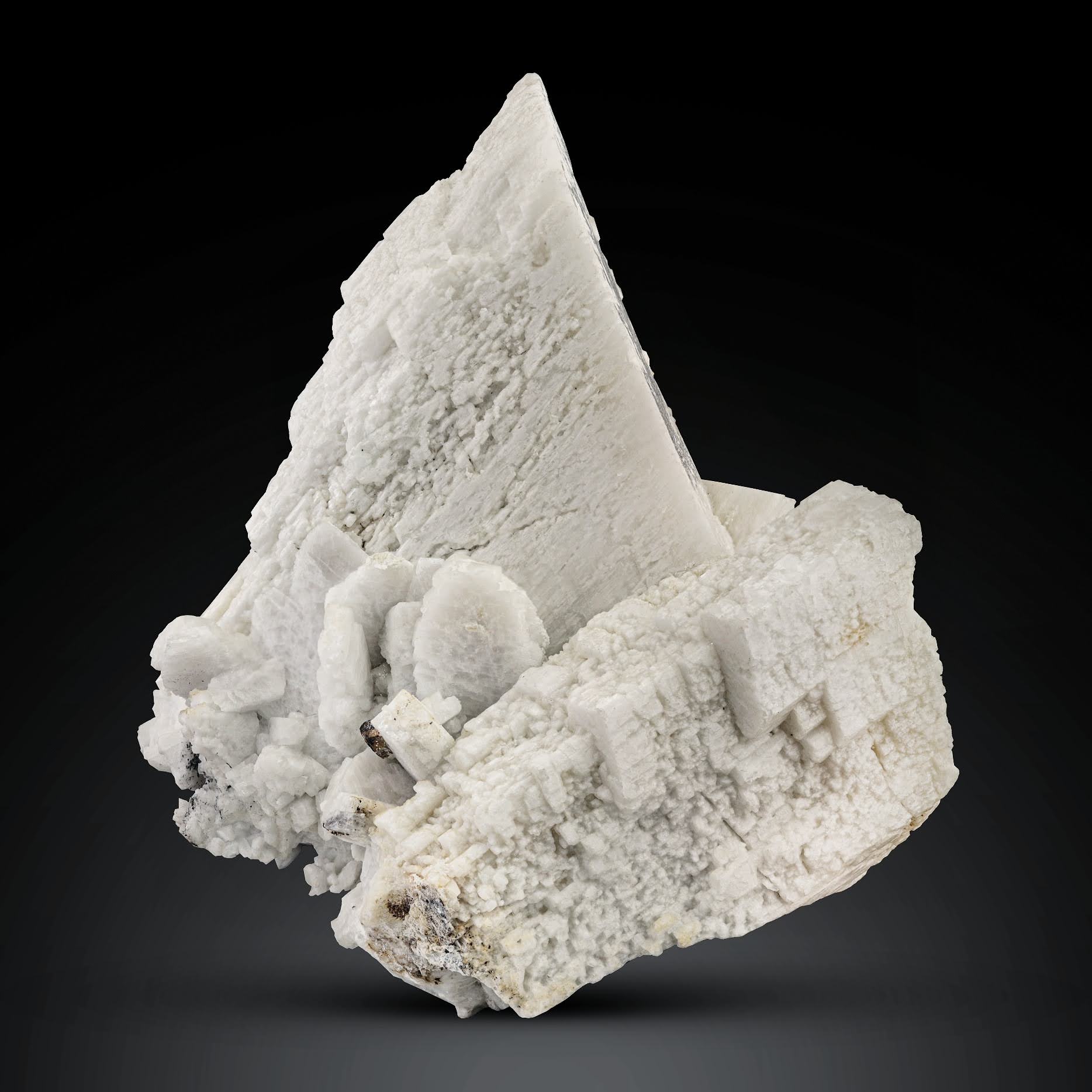 Twinned Microcline Feldspar with etched crystal surface from pakistan