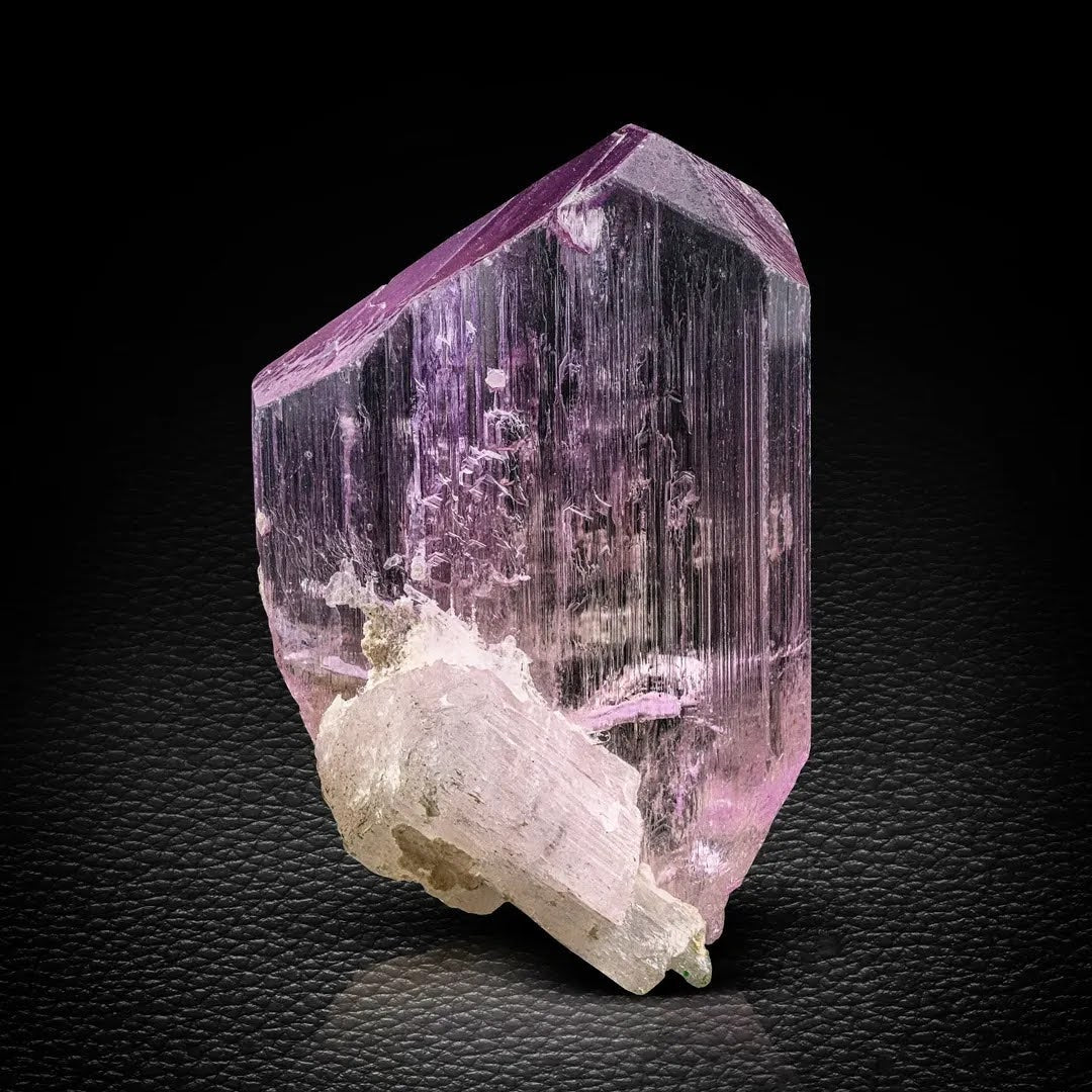 Pink Kunzite Crystal with Excellent Quality and Color from Afghanistan