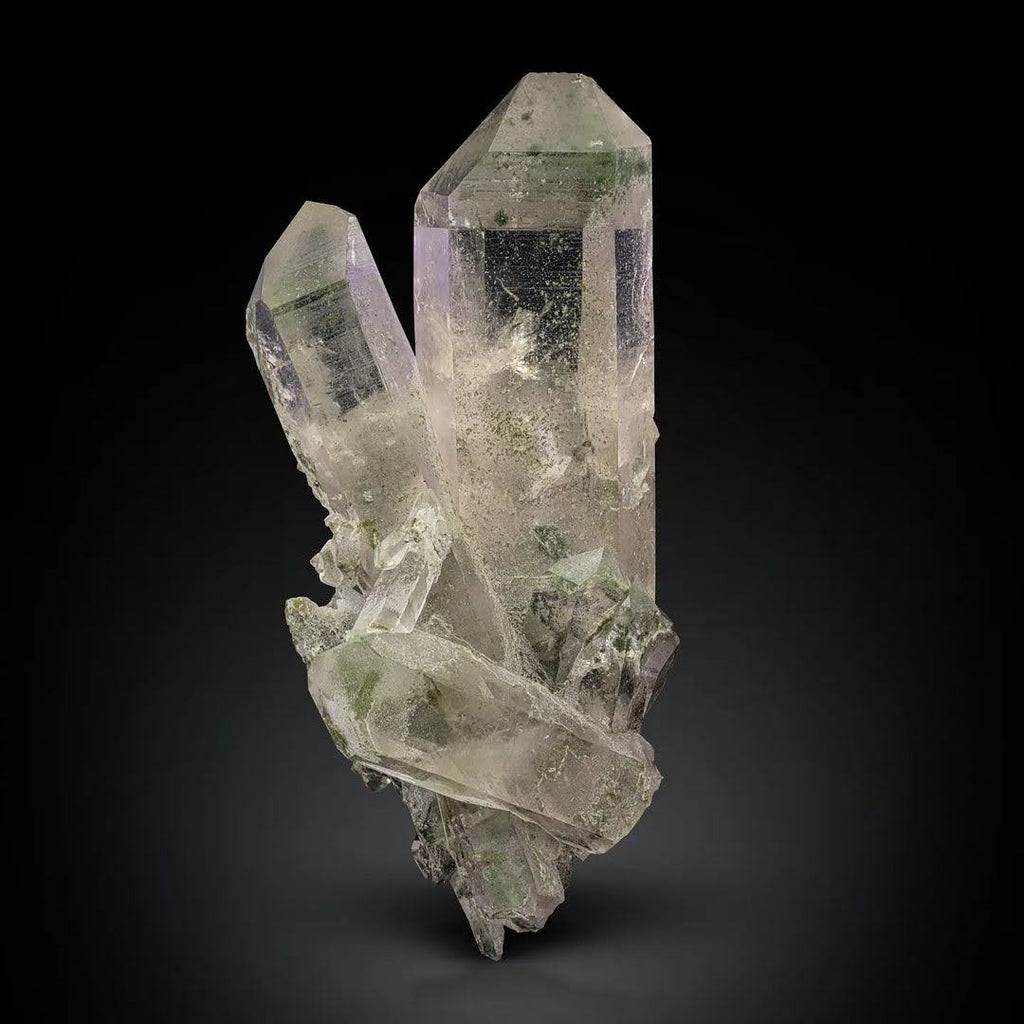 Robust Cluster of Chlorite Quartz with Excellent Transparency from Pakistan