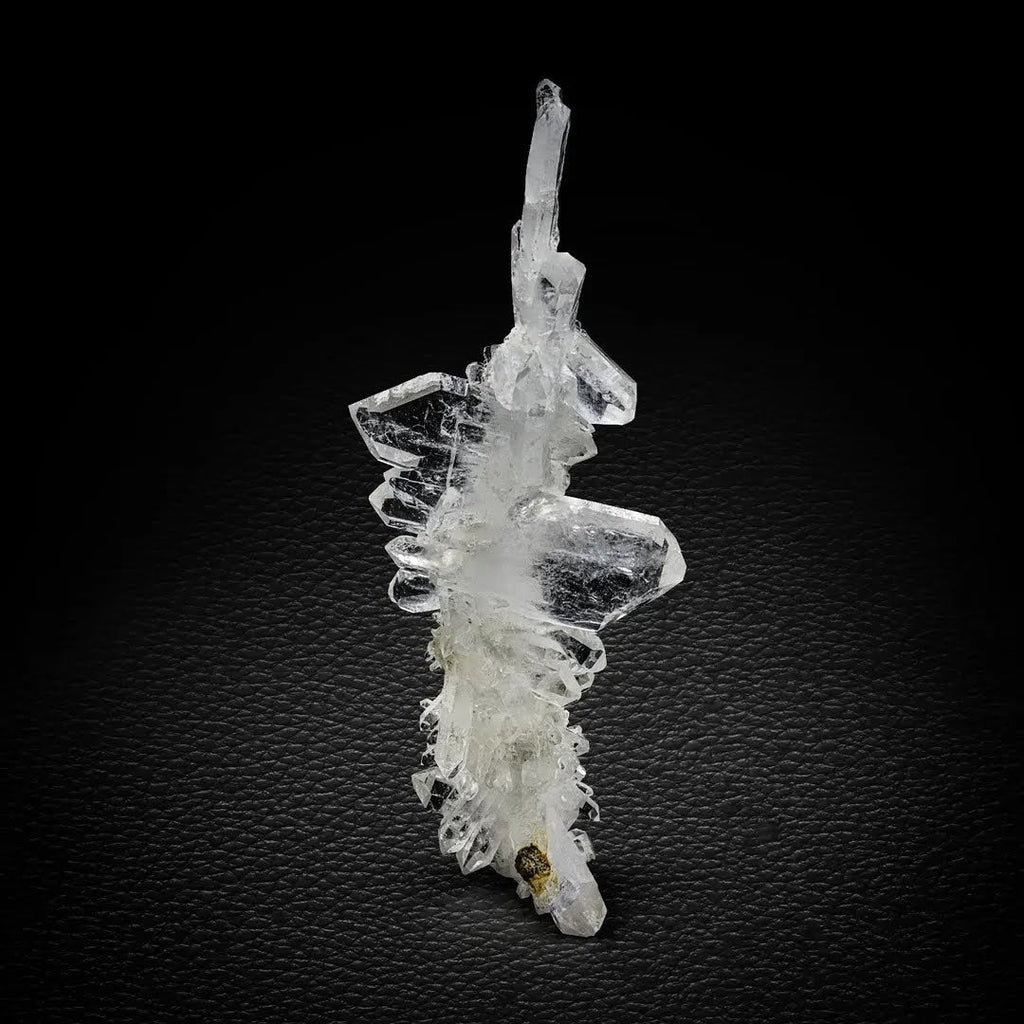 Sculptural Cluster of Double Terminated Faden Quartz Crystals from Pakistan