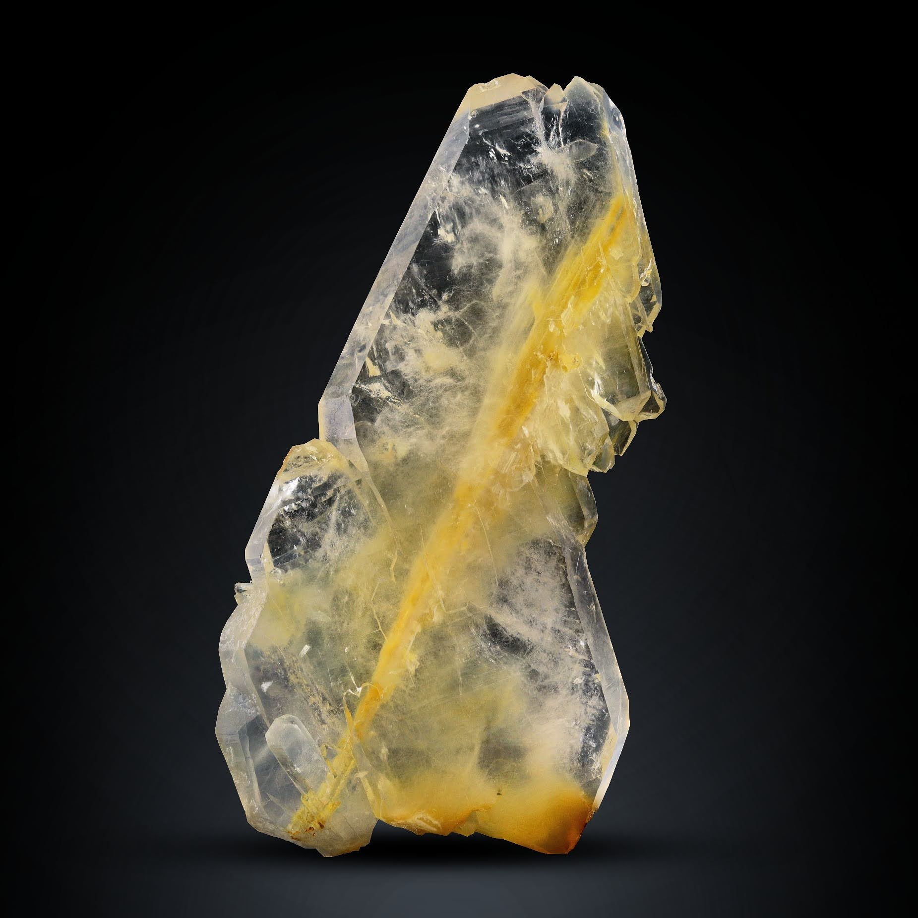 Impressive size Faden Quartz with interesting Bone inclusion from Pakistan