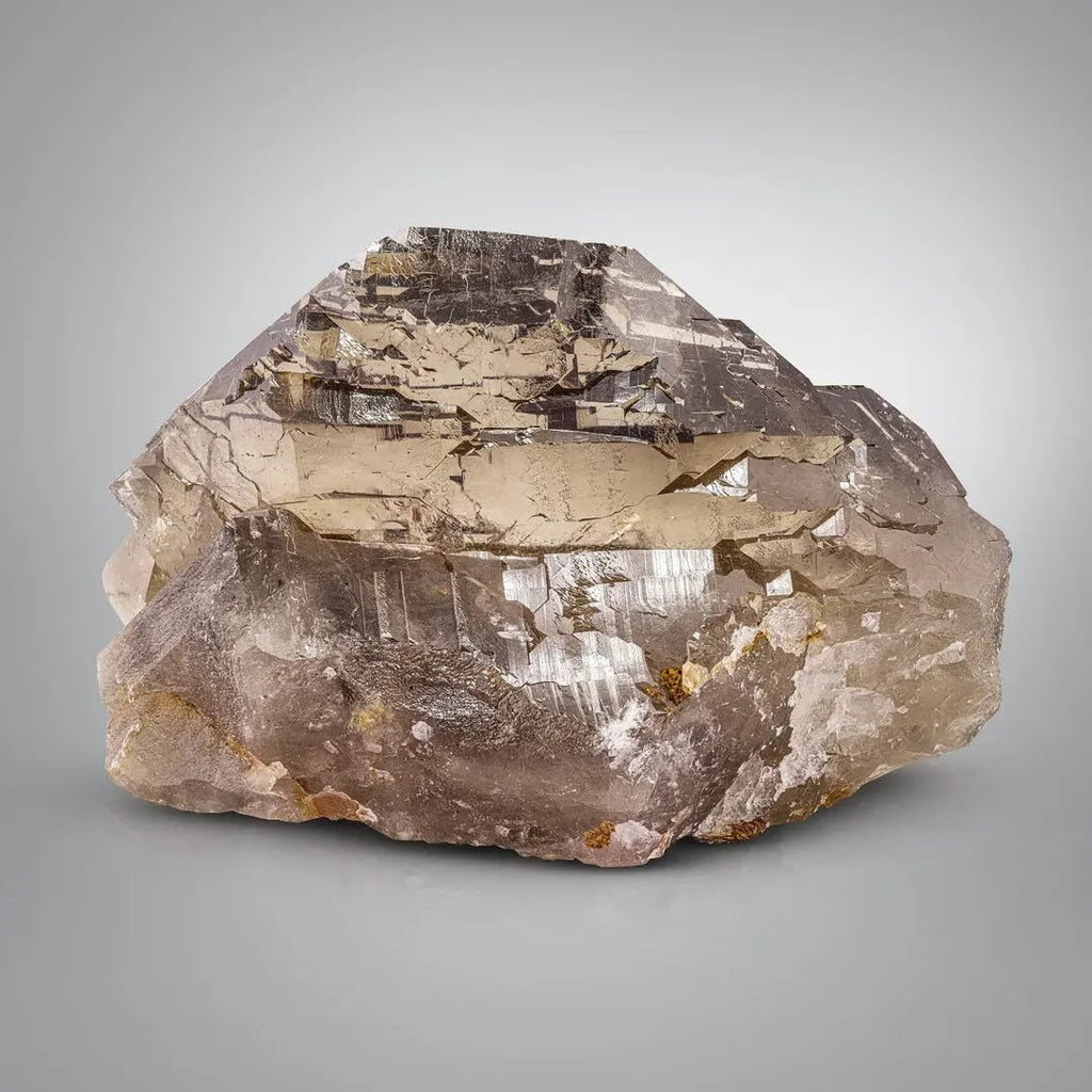 Huge Lustrous Smoky Gwindel Quartz with Excellent Transparency from Pakistan