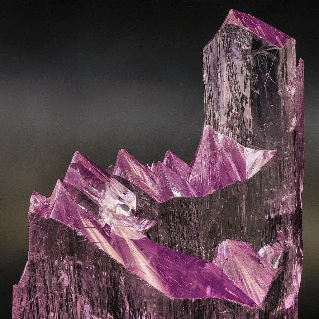 Vibrant Pink Floater Kunzite Crystal with Excellent Transparency from Afghanistan
