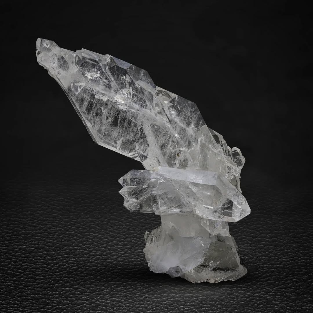 Large Cabinet Size Faden Quartz Crystal cluster from Pakistan