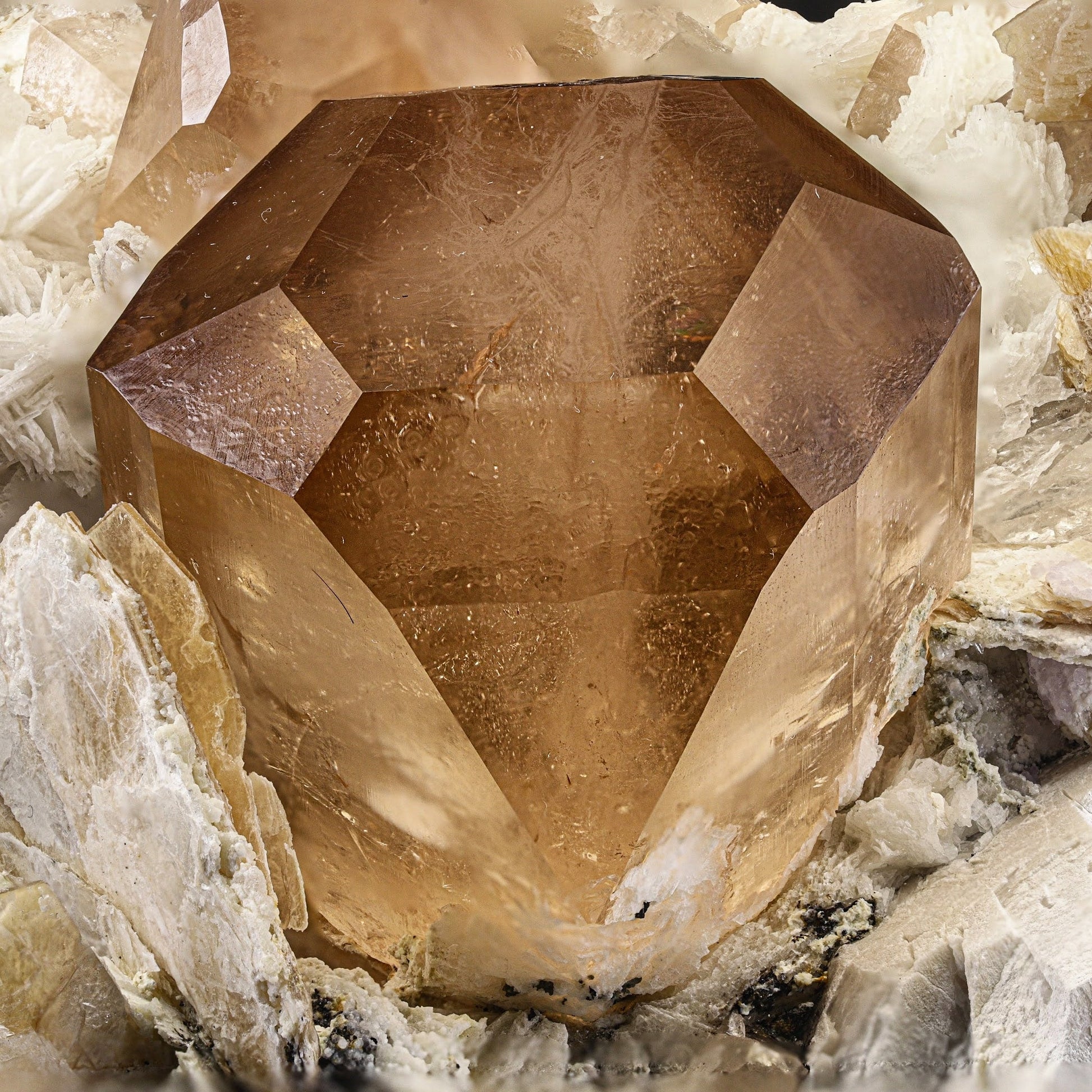 Huge Topaz crystals on Albite with Quartz and Mica from Pakistan