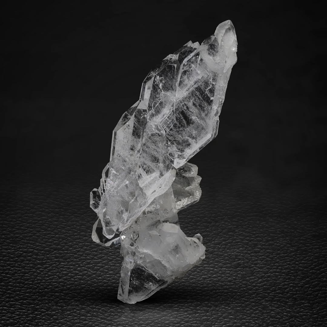 Large Cabinet Size Faden Quartz Crystal cluster from Pakistan