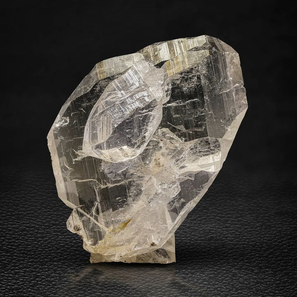Tabular Smoky Quartz with Perfect Secondary Crystals from Pakistan