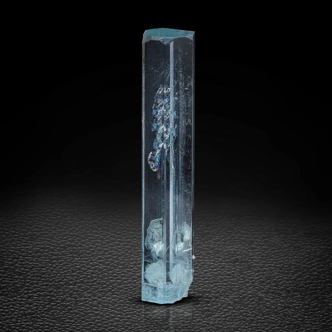 Rare Helix Included Aquamarine with Excellent Transparency from Pakistan