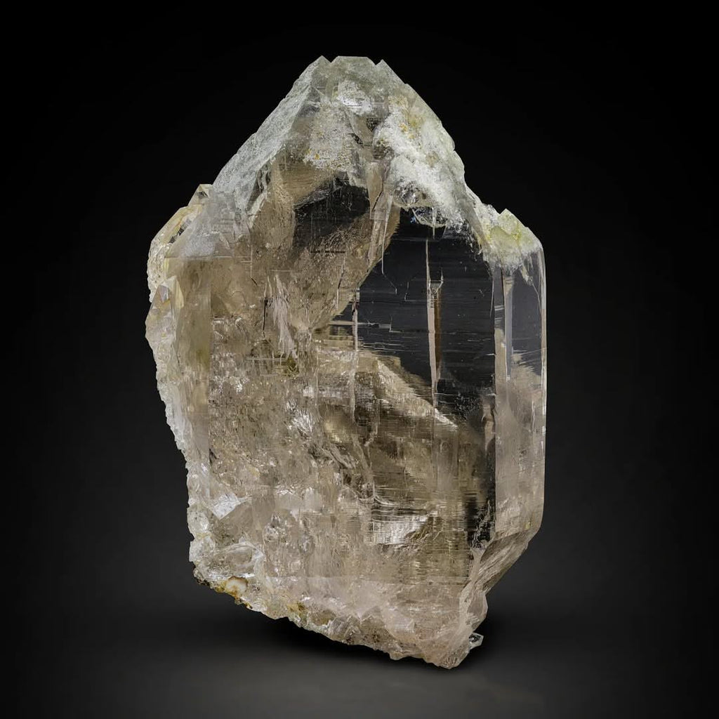 Lustrous Gwindel Smoky Quartz with Excellent Transparency from Pakistan