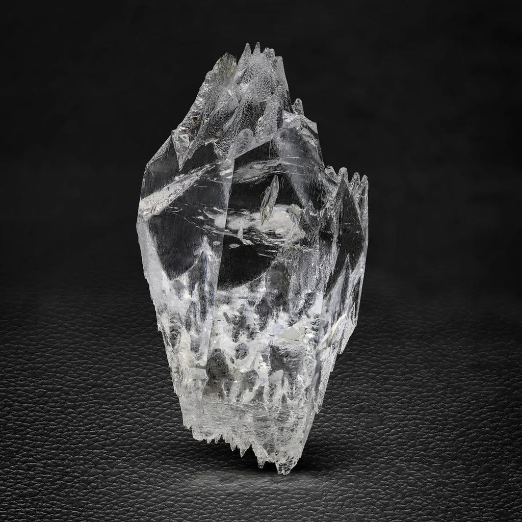 Double Terminated Etched Clear Aquamarine Crystal from Pakistan