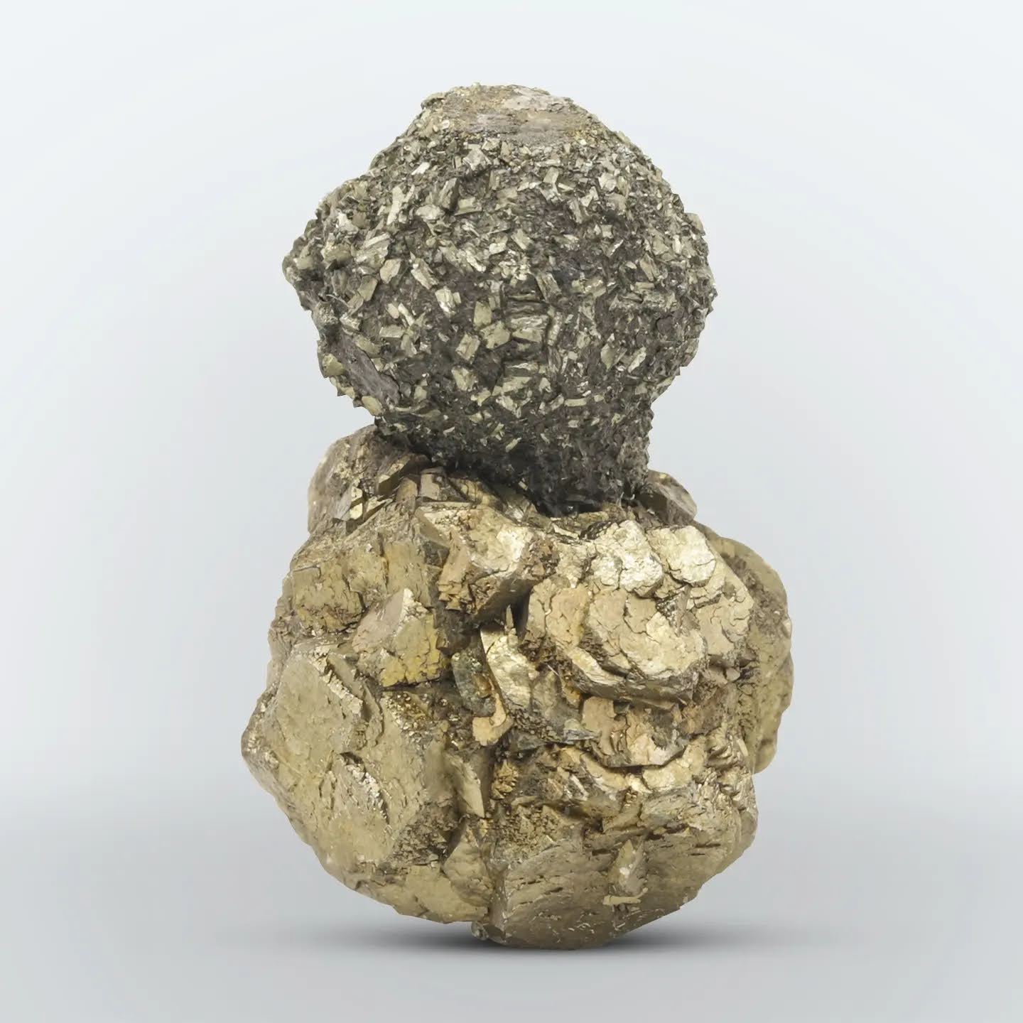 Attractive and sculptural specimen of Pyrite with Marcasite from Pakistan