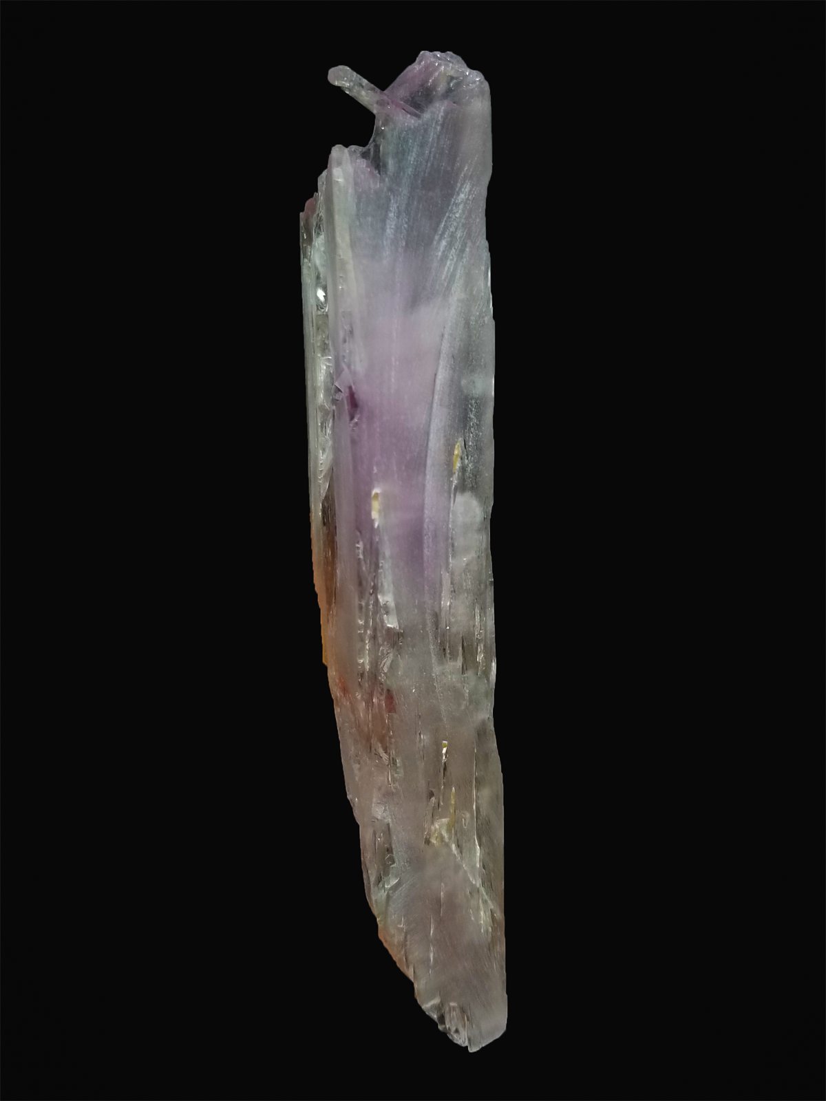77 Grams Gorgeous Natural Color Pink Kunzite Super Etched Crystal