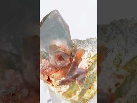 Green Chlorite Quartz Crystals