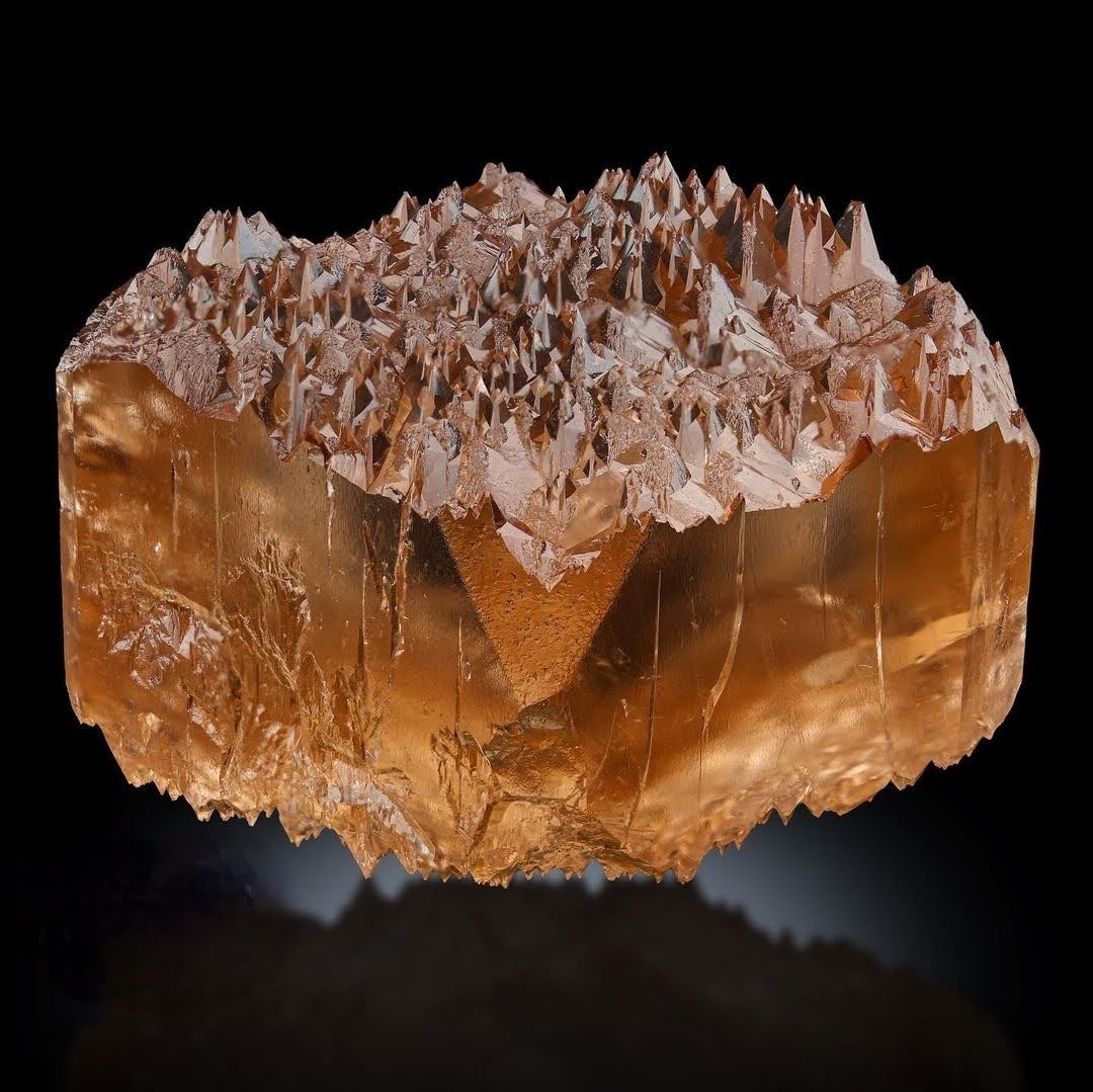 double terminated naturally etched Topaz crystal from Pakistan