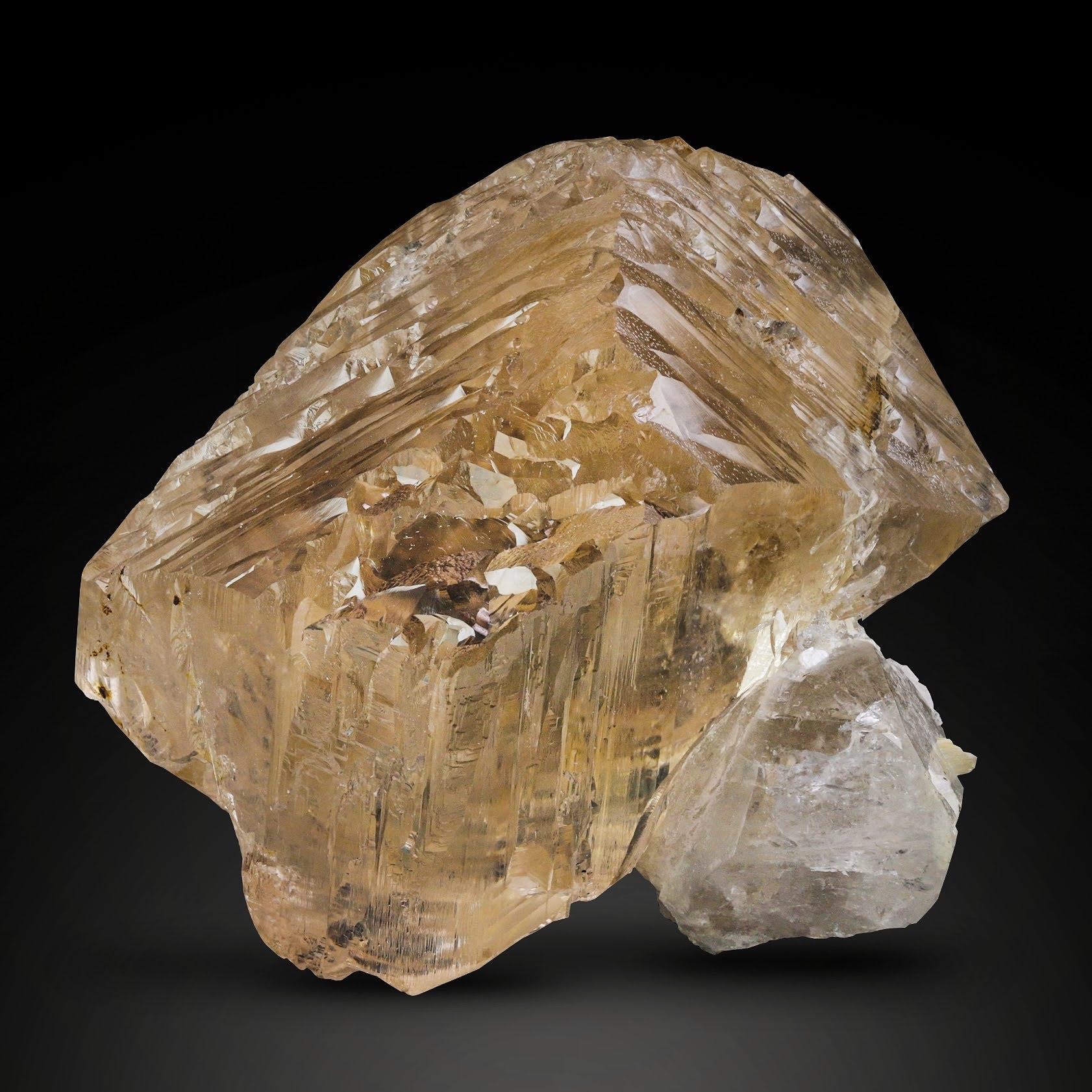 Imperial Topaz With Smoky Quartz From Pakistan