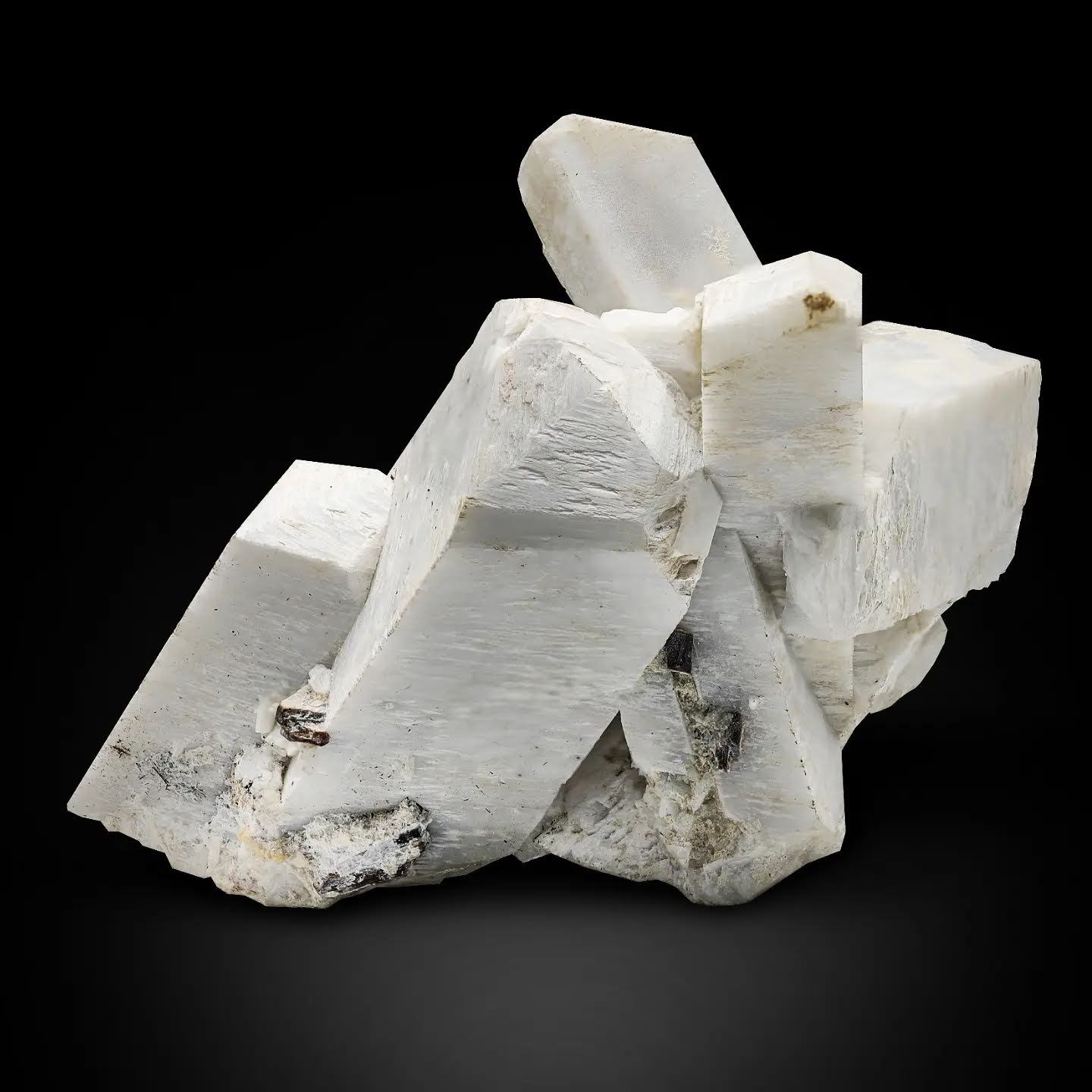 Twinned Microcline Feldspar Crystal Aggregate From Pakistan