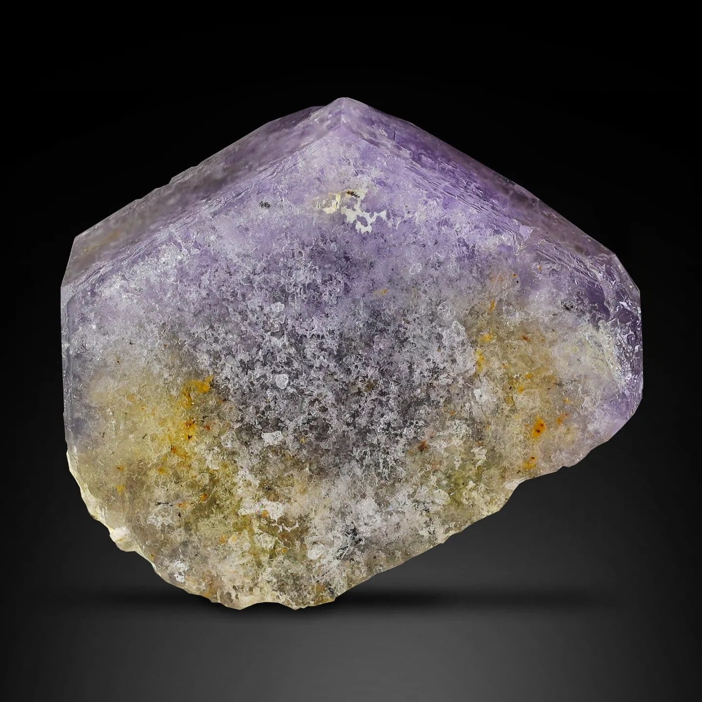 Double Terminated Purple Apatite Crystal From Afghanistan