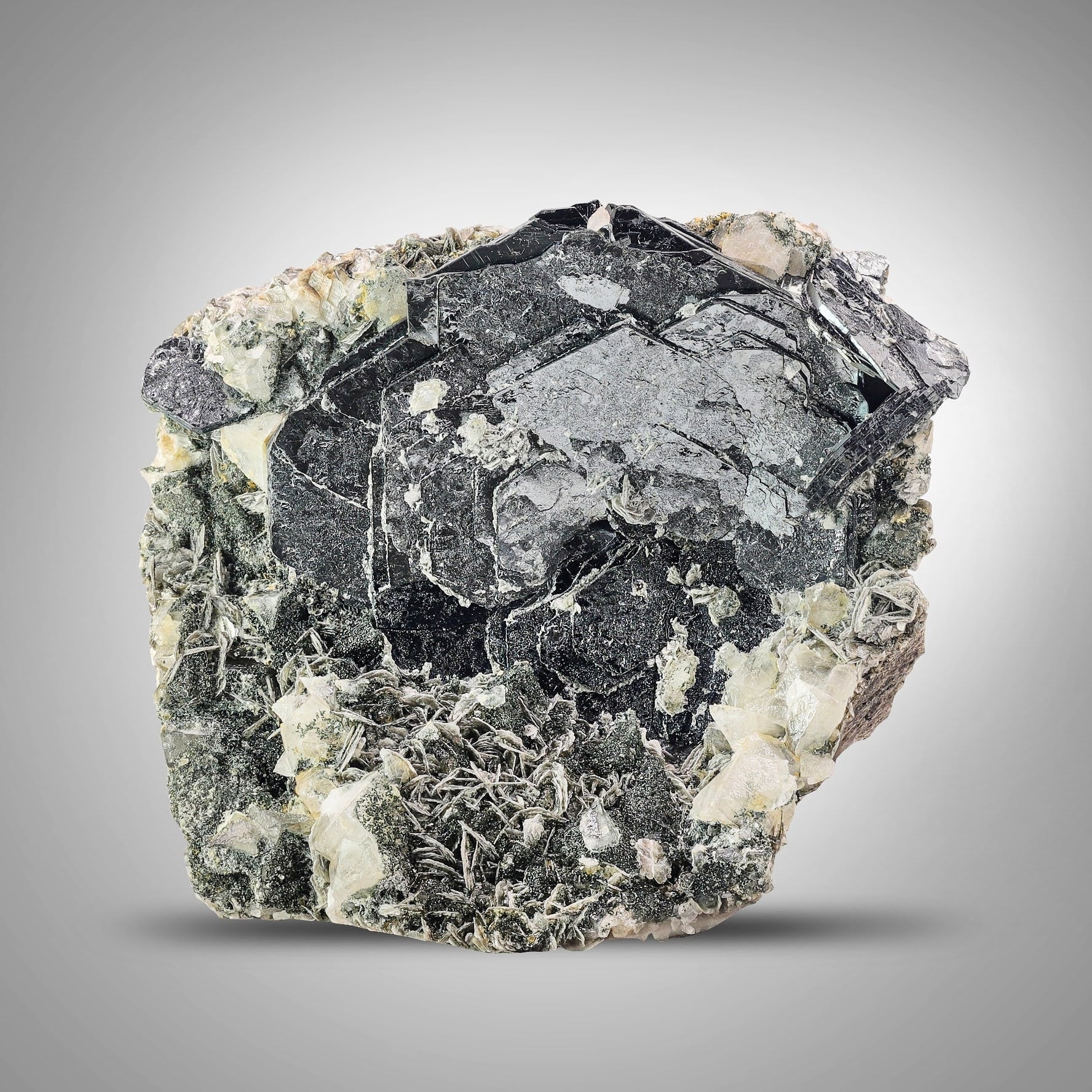 Hematite Rosette Crystals On Matrix From Pakistan