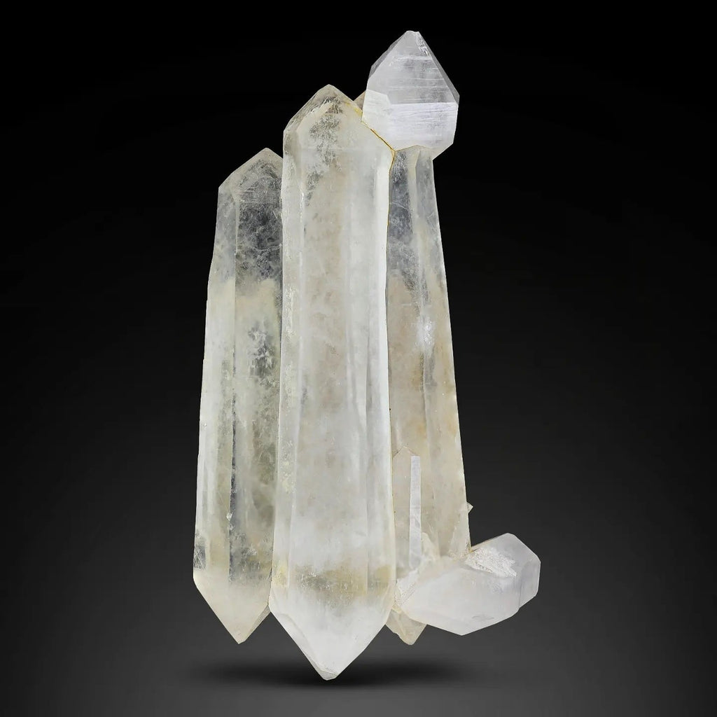 Gorgeous clustering of double terminated Scepter Quartz  from Pakistan