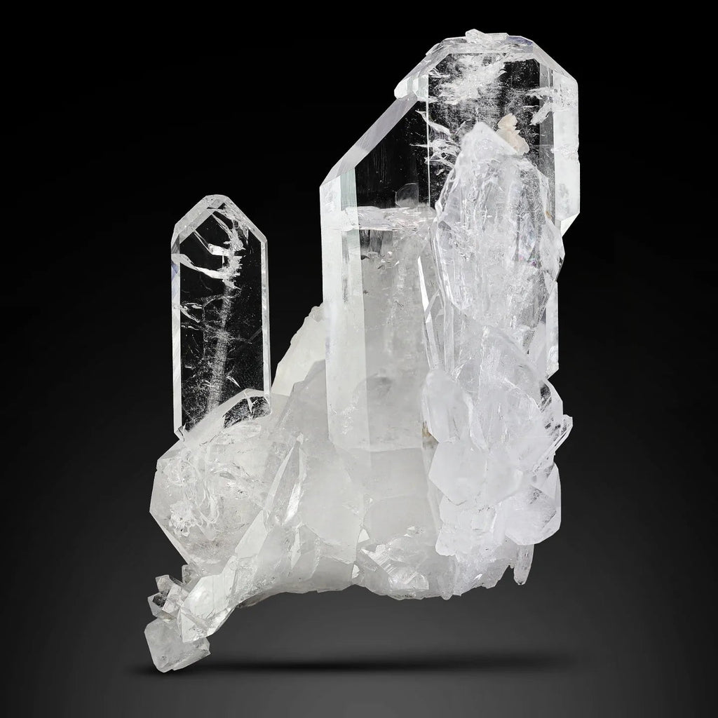 Artistic Formation of Tabular Faden Quartz Crystals from Pakistan