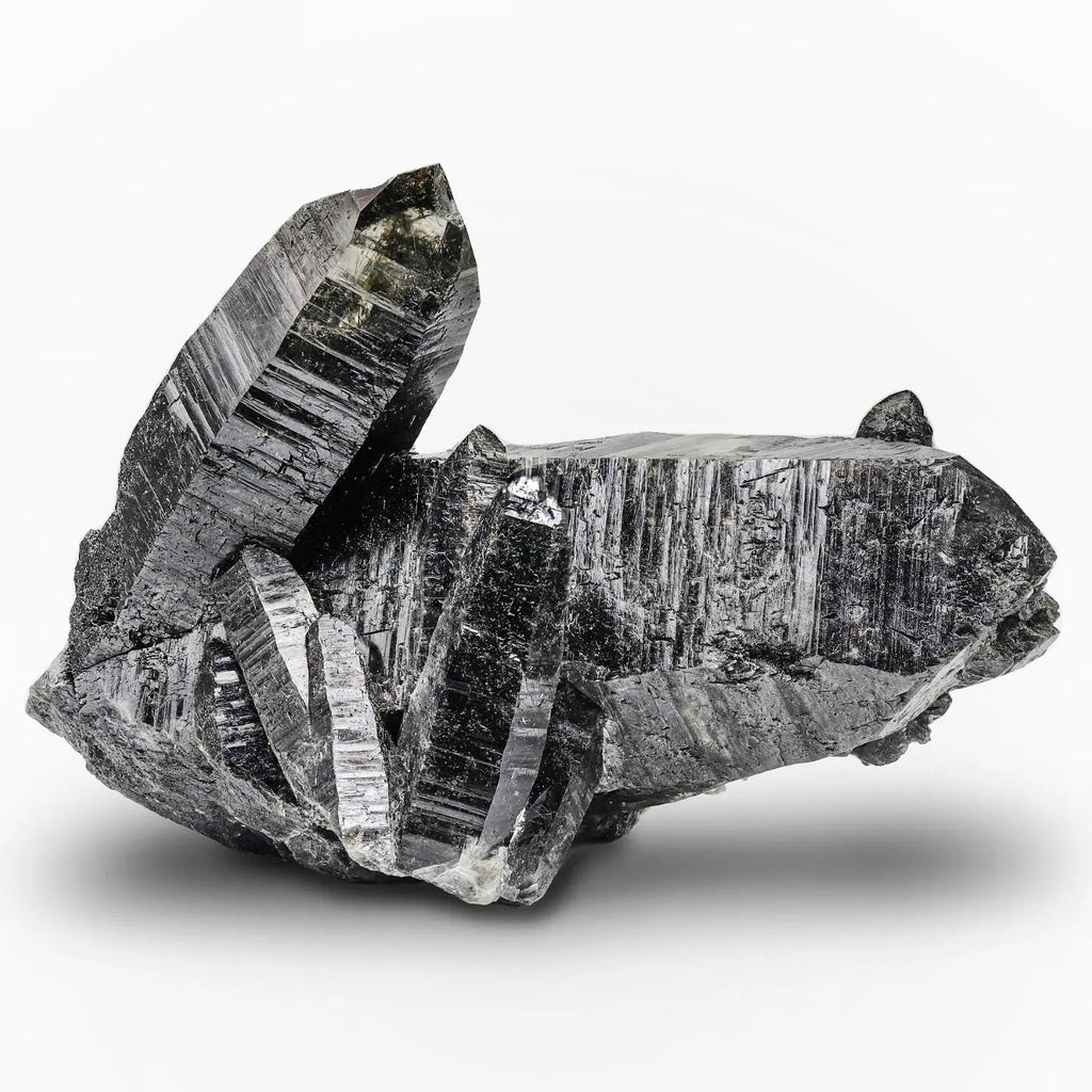 Specimen of Tourmaline included Quartz from Pakistan