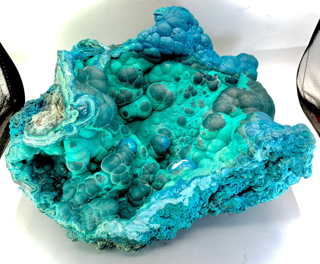 Decorative Specimen of Malachite with Chrysocolla for Sale Discover Nature's Art