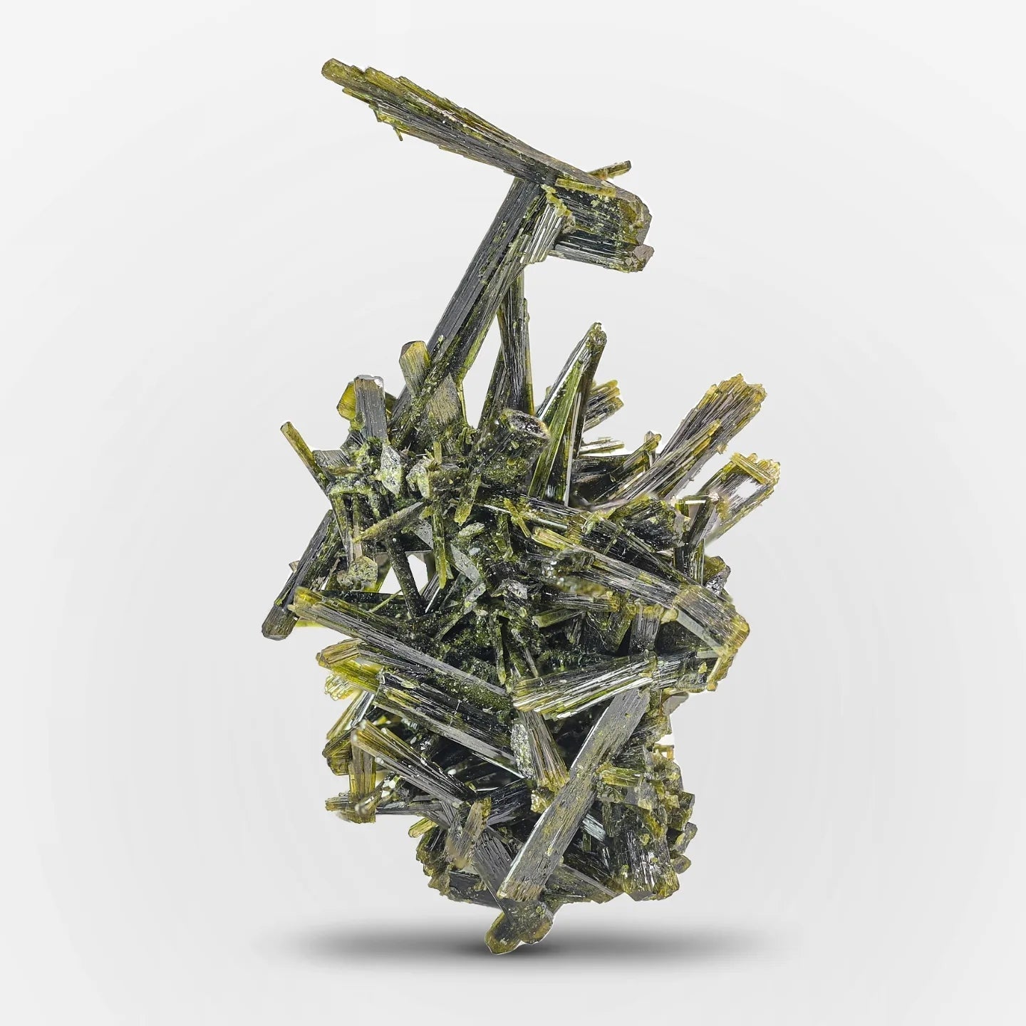 Elongated Translucent Epidote Crystals