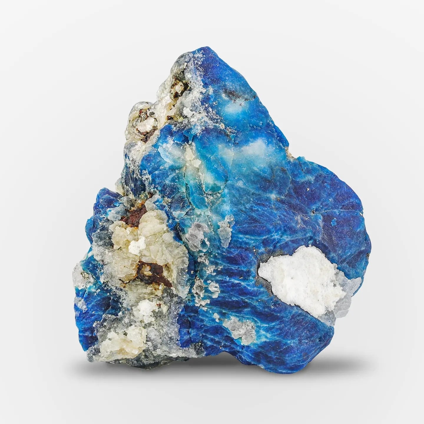 Rare and Colorful Blue Afghanites Crystal on Matrix from Afghanistan