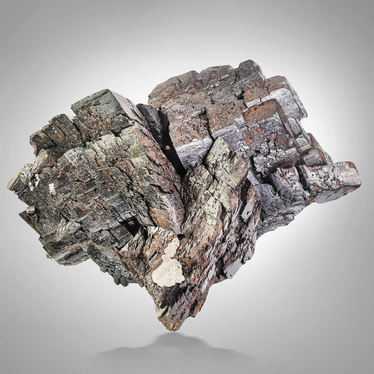 Mineralogical Art Entergrown Aggregate of Siderite Crystals from Skardu, Pakistan