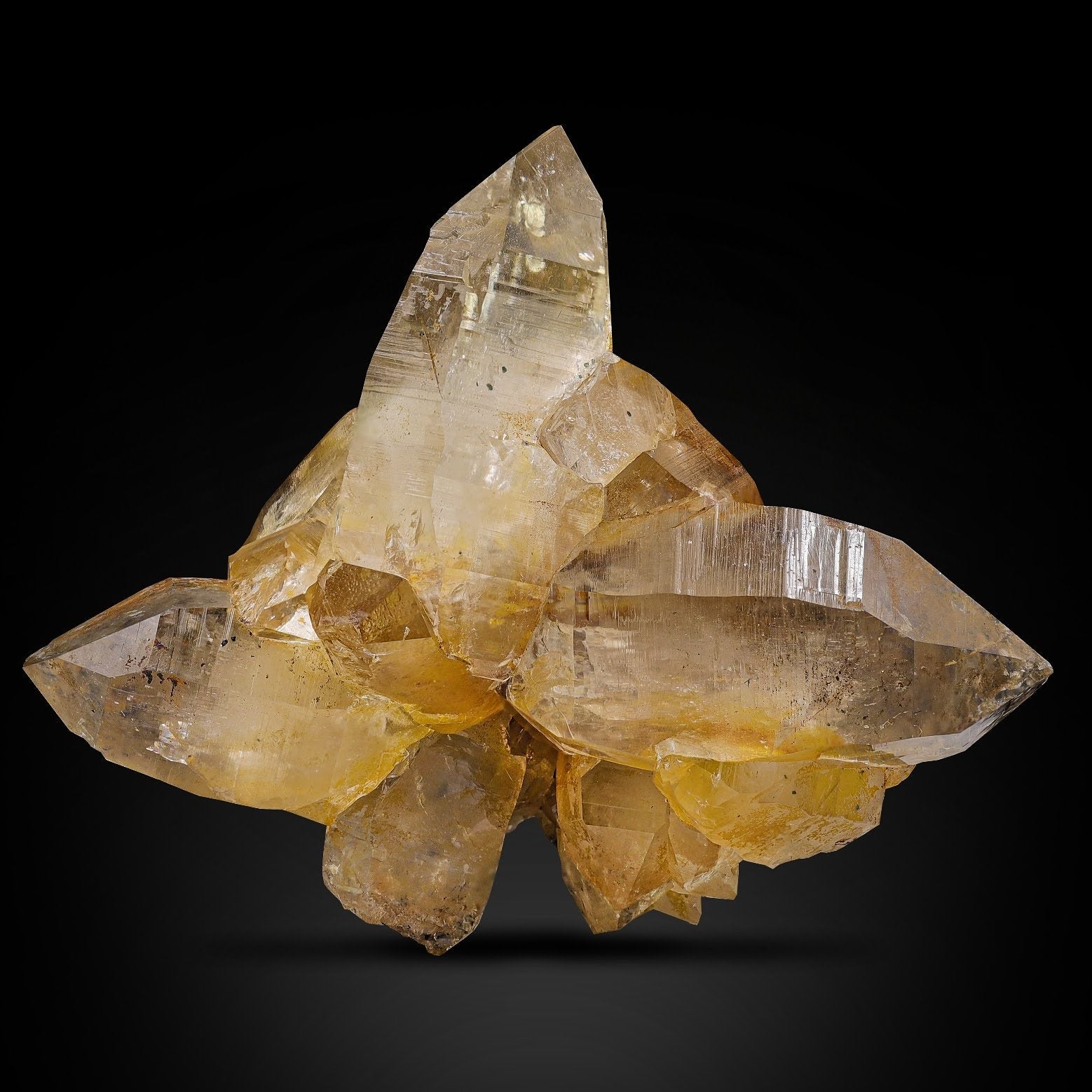 Star Shaped Smoky Quartz Cluster From Pakistan